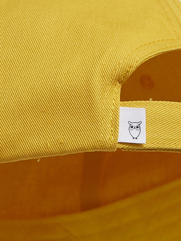 KnowledgeCotton Apparel - UNI Organic Cotton Twill Cap GOTS/Vegan Caps 1429 Misted Yellow