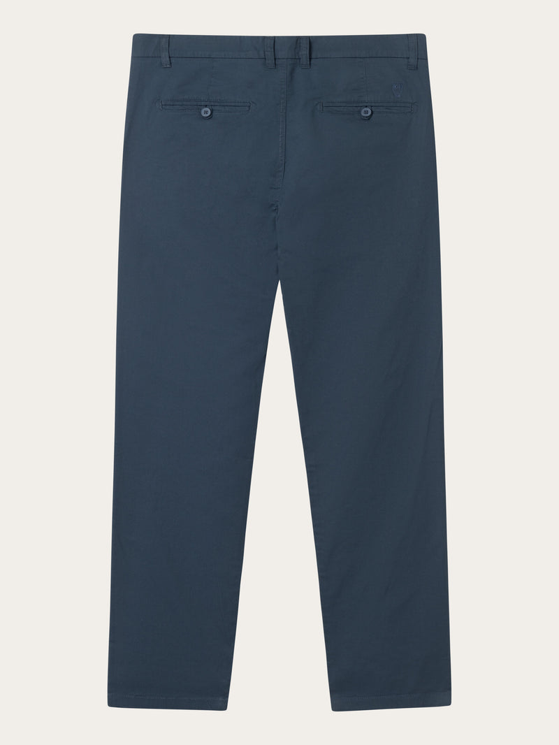 KnowledgeCotton Apparel - MEN CHUCK regular chino poplin pant Pants 1001 Total Eclipse