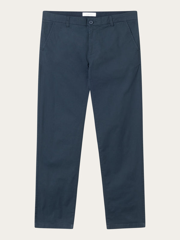 KnowledgeCotton Apparel - MEN CHUCK regular chino poplin pant Pants 1001 Total Eclipse