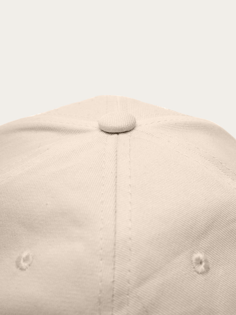 KnowledgeCotton Apparel - UNI Twill baseball cap Caps 1228 Light feather gray